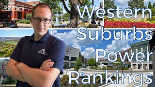 Western Suburbs Power Rankings Price per Square Foot [upl. by Alyakam]