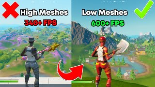 Low Meshes VS High Meshes In Fortnite  Why You SHOULD Switch [upl. by Sreip]