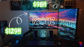 Upgrading my BUDGET GAMING MONITORS [upl. by Resor]