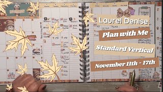 Laurel Denise Plan with Me  Standard Vertical  Nov 1117th [upl. by Ahsikat]