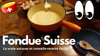 Fondue Suisse recette facile  EVOLUTION [upl. by Enomsed477]