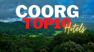 Top10 Hotels in Coorg India  Best Luxury Resorts in Coorg  Karnataka [upl. by Borg]