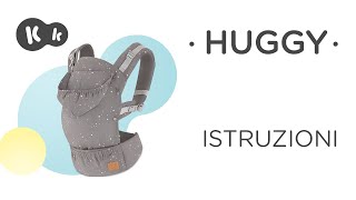 Come indossare il marsupio HUGGY Kinderkraft Manuale dâ€™uso [upl. by Hamner823]