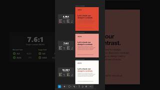 Checking your Designs Contrast with Stark design figma figmaplugin [upl. by Pyszka]