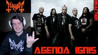 Mayhem  Agenda Ignis REACTION [upl. by Acisey]