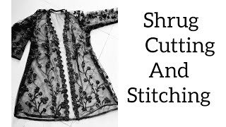 shrug cutting and stitching full tutorialshrug designtrendingyoutubevideo ARAdesignrenusharma [upl. by Asuncion]