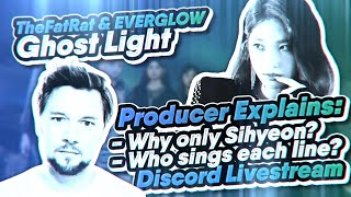 Only SIHYEON sings Ghost Light TheFatRat about working with EVERGLOW [upl. by Alegnad809]