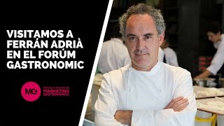 Charla de Ferrán Adriá Escuela Marketing Gastronómico [upl. by Ahsie]