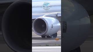 Rolls  royce trent 7000 engine vortices youtubeshorts airplane aeroplane airport rollsroyce [upl. by Irolam]