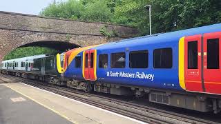 Class 450s arrive at Liphook [upl. by Zulch85]