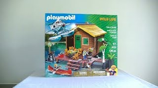 Unboxing Playmobil  Le chalet sur le lac et lhydravion 2018 – 9320 [upl. by Notneuq57]