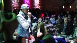 August Alsina Performs at Spotlight Live in NYC Serenades Angela Yee [upl. by Elem]