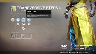 Destiny 2  Transversive Steps with Traction Perk [upl. by Zosema]