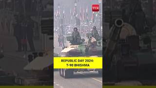 75th Republic Day T90 Bhishma tanks leads Mechanised Columns of Indian Army [upl. by Haynor]