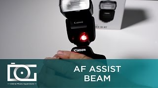 CANON 430 EX III RT TUTORIAL  Does It Have an Auto Focus Assist Beam [upl. by Debbee782]