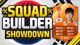 FIFA 17 SQUAD BUILDER SHOWDOWN MOTM STRIKER SON Position Changed Striker Son Squad Duel [upl. by Maureen]