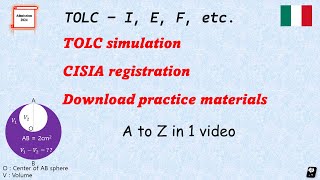 How to access TOLC exam simulations  Cisia registration practice materials download  tolc [upl. by Ativoj565]