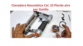 CLAVADORA NEUMÁTICA Cal23 PIERDE AIRE POR GATILLO La clavadora bota el aire por el gatillo [upl. by Roht]