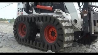 Camoplast Skid Steer Over The Tire Tracks [upl. by Straub72]