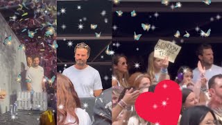 ♥️ NEW JAMIE DORNAN AND AMELIA WARNER WITH THEIR DAUGHTERS AT THE TAYLOR SWIFT CONCERT 😍 [upl. by Kcired296]