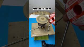 Mıknatısla manyetik ısıtma  magnetic heating jenerator kerimakarpat alternatör mıknatıs [upl. by Llerdnod963]