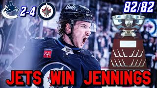 Jets Game Reaction 202324 8282 VAN2 WPG4 Win —JETS WIN THE JENNINGS— [upl. by Nancie888]