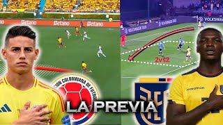 🟡🔵🔴 La PREVIA COLOMBIA vs ECUADOR [upl. by Mikkanen]