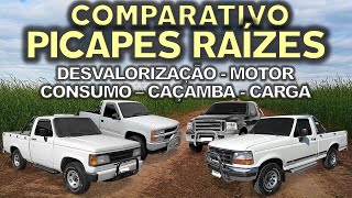 Qual a melhor Caminhonete Usada Antiga  Comparativo Picape Raiz [upl. by Ariet]