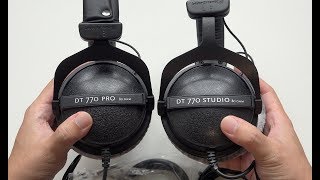 Beyerdynamic DT 770 Studio vs DT 770 Pro Headphones  What are the Differences [upl. by Caffrey860]