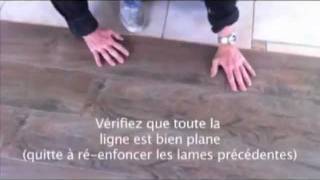 clipser du parquet flottant stratifié [upl. by Ledda]