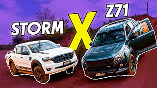 NOVA S10 Z71 vs RANGER STORM Picapes aventureiras no offroad  1º round do Compara Acelerados 16 [upl. by Yelrac660]