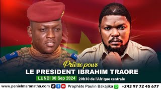 PROGRAMME DE PRIERE POUR LE PRESIDENT IBRAHIM TRAORE [upl. by Kyne]