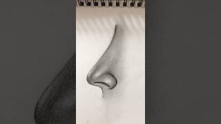 How to draw nose 🔥🙀 easy drawing trick art artist howtodraw nosedrawing [upl. by Ttevi]