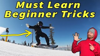 5 Snowboard Tricks Skills You Need To Learn This Season  BeginnerIntermediate [upl. by Dlanor]