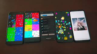 SPEED test AnTuTu HTC U11 vs Xperia XZ2 vs iPhoneX vs Huawei P20 Pro vs Samsung S9 FullHD [upl. by Cirtemed]