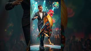 Ronaldo Fuses with A barcelos rooster on AGT americagottalent agt talent shortshalloween [upl. by Giltzow]