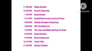 TV5 Schedule January 21 2012 [upl. by Jeanine]