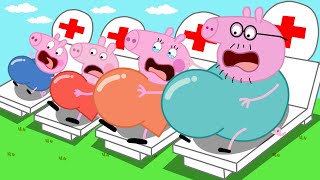 Peppa Pig George Mommy And Daddy Pig is Pregnant  Peppa Pig Funny Animation [upl. by Mairb683]