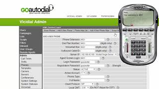 Tutorial partie 6 Ajouter les utilisateurs Extention Phone et Status goautodial [upl. by Bridgette]