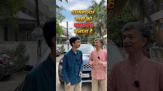 🚙SUNROOF ke TANTE4😤sunroofleak carsafety cartips carmaintenance sunroof [upl. by Lachance]