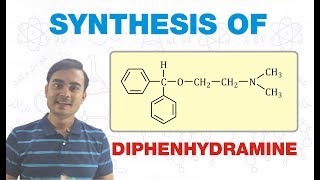 SYNTHESIS OF DIPHENHYDRAMINE  MEDICINAL CHEMISTRY  GPAT BPharm 5th SEMESTER [upl. by Greenburg261]