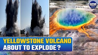 Yellowstone Explosion Sudden Explosion at Yellowstones Biscuit Basin Causes Damage No Casualties [upl. by Notyrb597]