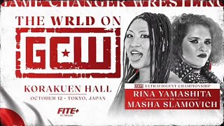 Rina Yamashita 山下りな vs Masha Slamovich  The WRLD on GCW 2023  Highlight MV [upl. by Earlene]