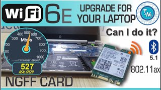 How to upgrade my Laptops WiFi to WiFi 6E with M2 card  Great choice [upl. by Nelly]