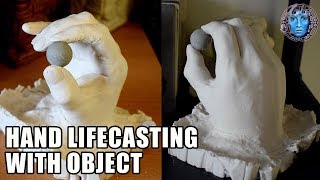 Quick amp Messy Alginate Hand Lifecasting With Object [upl. by Klusek]