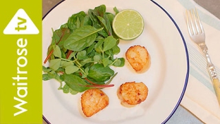 How To PanFry Scallops  Waitrose [upl. by Tammany]