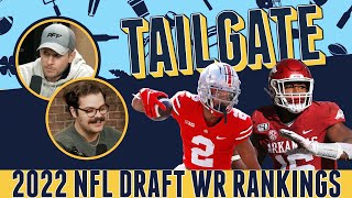 2022 NFL Draft Wide Receiver Rankings amp Superlatives  PFF Tailgate [upl. by Yhtamit663]