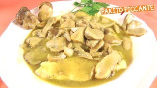 POLLO AI FUNGHI PORCINI Leggero e saporito • Ricetta di Pakitopiccante [upl. by Sivrahc]