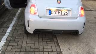 Fiat 500 Abarth Record Monza Exhaust [upl. by Chrisoula]