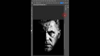 Dramatic Black amp White 60 second in Photoshop [upl. by Nicolais986]